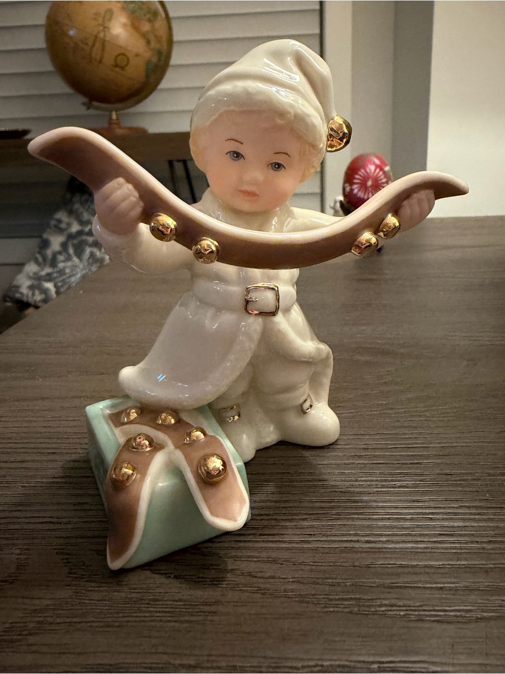 Vintage Lenox Little Jingles Reindeer Bells Figurine Porcelain Christmas